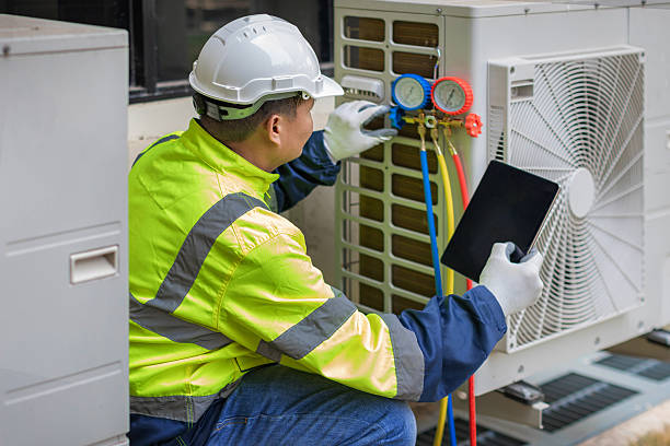 Professional Hvac technician working in Billings, NY